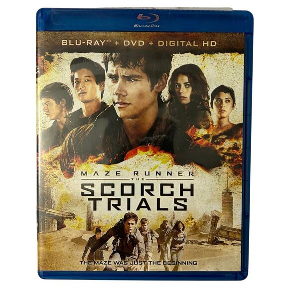 Maze Runner: The Scorch Trials (2015 Blu-Ray + DVD + DHD - DVD) Sci Fi / Horror - Picture 1 of 5